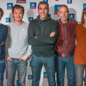 Ary Abittan, Pascal Nzonzi, Philippe de Chauveron, Medi Sadoun, Frédéric Chau, Emilie Caen - Avant première du film "Qu'est-ce qu'on a encore fait au Bon Dieu" à Lomme le 16 janvier 2019. © Stéphane Vansteenkiste/Bestimage 