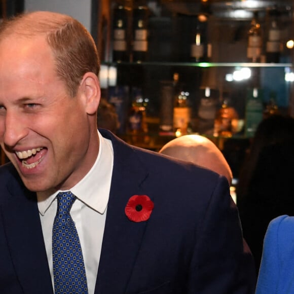 Catherine "Kate Middleton" et le prince William, duc et duchesse de Cambridge lors de la réception à la distillerie Clydeside à Glasgow pour les gagnants et finalistes du premier prix Earthshot en marge de la COP26 le 1er novembre 2021.