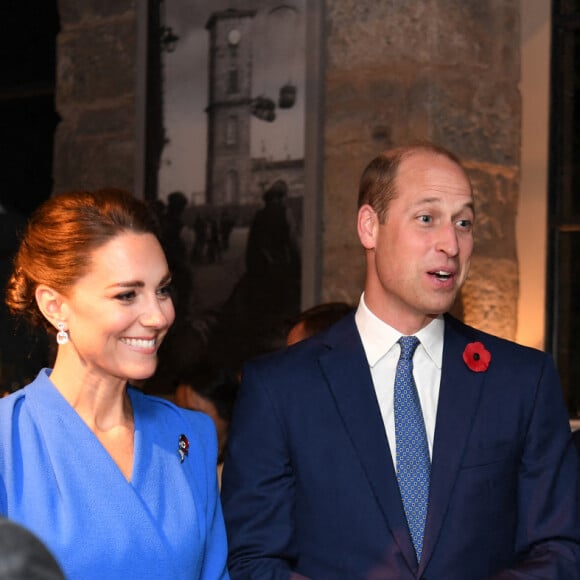 Catherine "Kate Middleton" et le prince William, duc et duchesse de Cambridge lors de la réception à la distillerie Clydeside à Glasgow pour les gagnants et finalistes du premier prix Earthshot en marge de la COP26 le 1er novembre 2021.