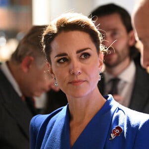 Catherine Kate Middleton et le prince William, duc et duchesse de Cambridge lors de la réception à la distillerie Clydeside à Glasgow pour les gagnants et finalistes du premier prix Earthshot en marge de la COP26 le 1er novembre 2021.