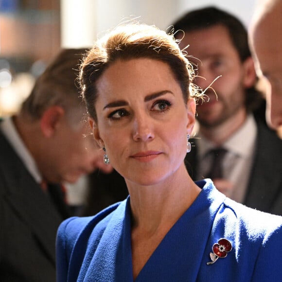 Catherine Kate Middleton et le prince William, duc et duchesse de Cambridge lors de la réception à la distillerie Clydeside à Glasgow pour les gagnants et finalistes du premier prix Earthshot en marge de la COP26 le 1er novembre 2021.