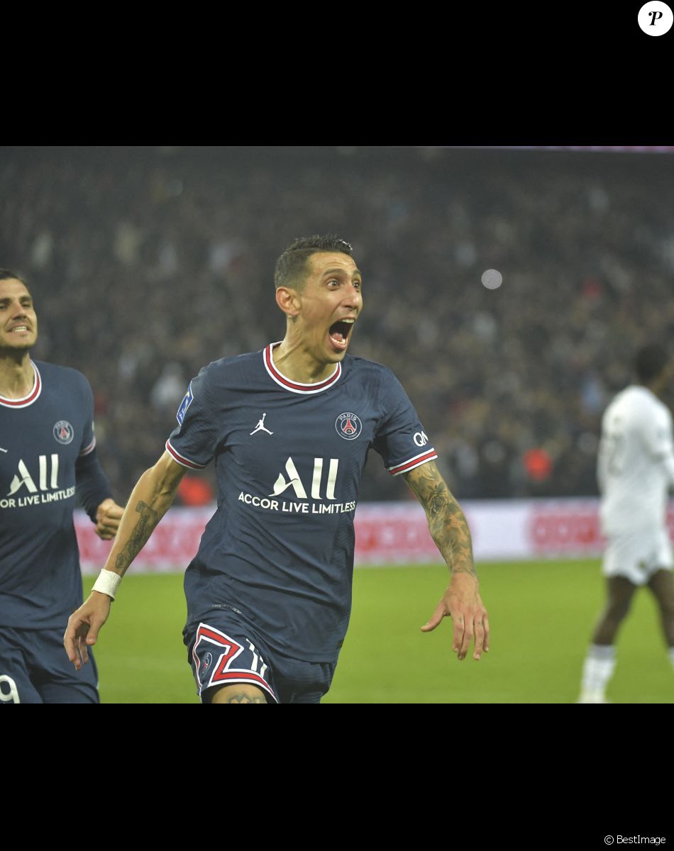 But et joie de Di Maria Angel - Match de Ligue 1 Uber Eats Psg (2) - Lille(1) au Parc des Princes à Paris le 29 octobre 2021. © MAO/PanoramicBestimage