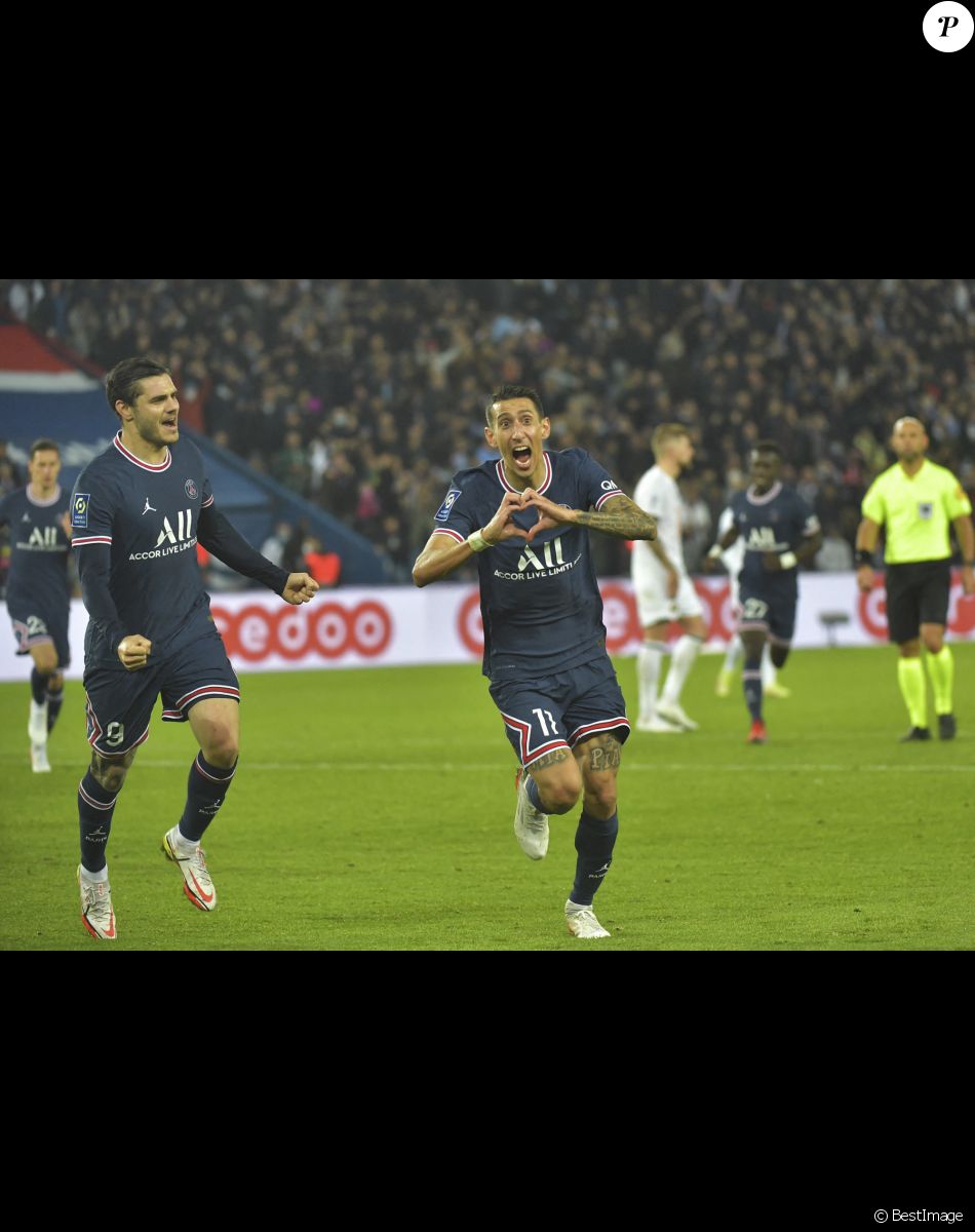 Angel Di Maria - Match de Ligue 1 Uber Eats Psg (2) - Lille(1) au Parc des Princes à Paris le 29 octobre 2021. © MAO/PanoramicBestimage
