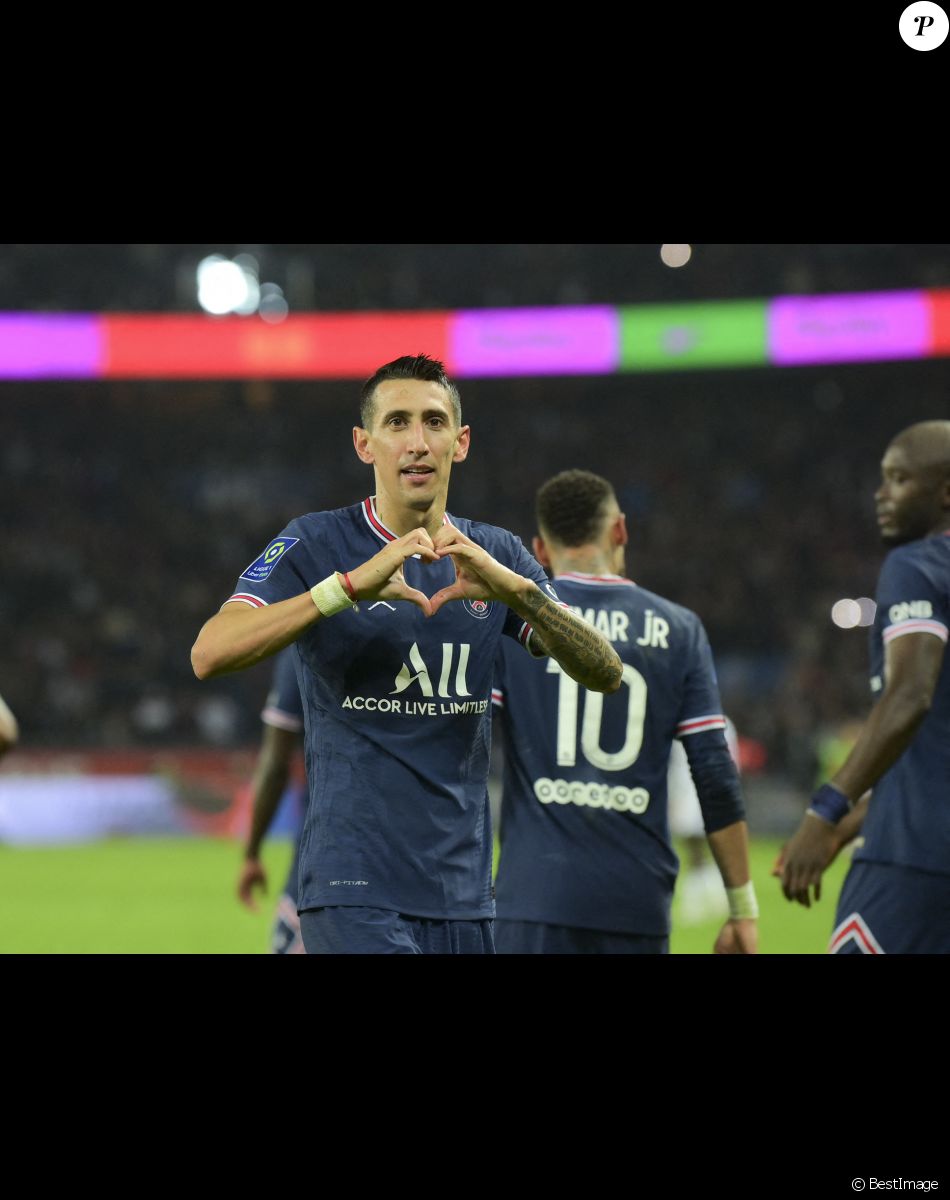 Angel Di Maria - Match de Ligue 1 Uber Eats Psg (2) - Lille(1) au Parc des Princes à Paris le 29 octobre 2021. © MAO/PanoramicBestimage