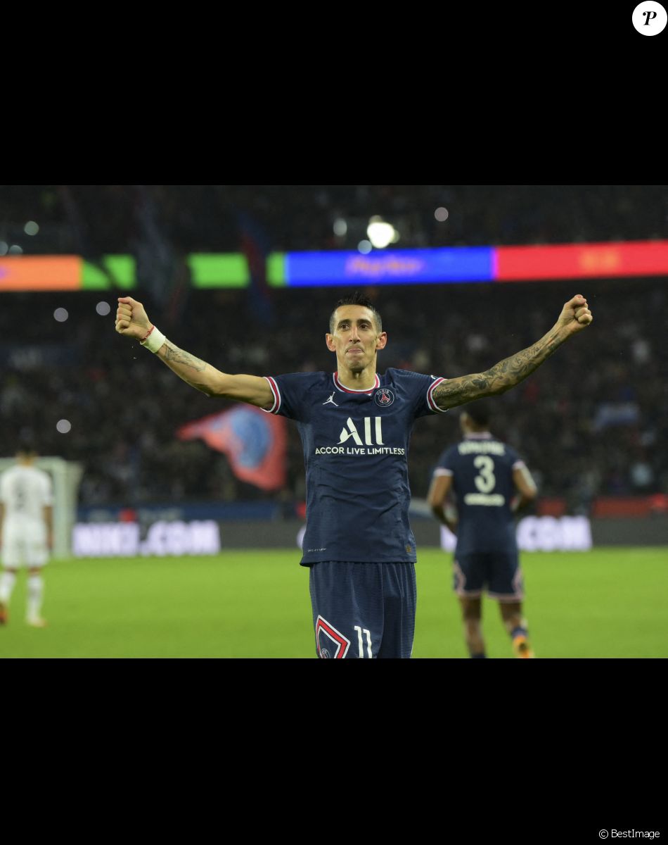 Angel Di Maria - Match de Ligue 1 Uber Eats Psg (2) - Lille(1) au Parc des Princes à Paris le 29 octobre 2021. © MAO/PanoramicBestimage