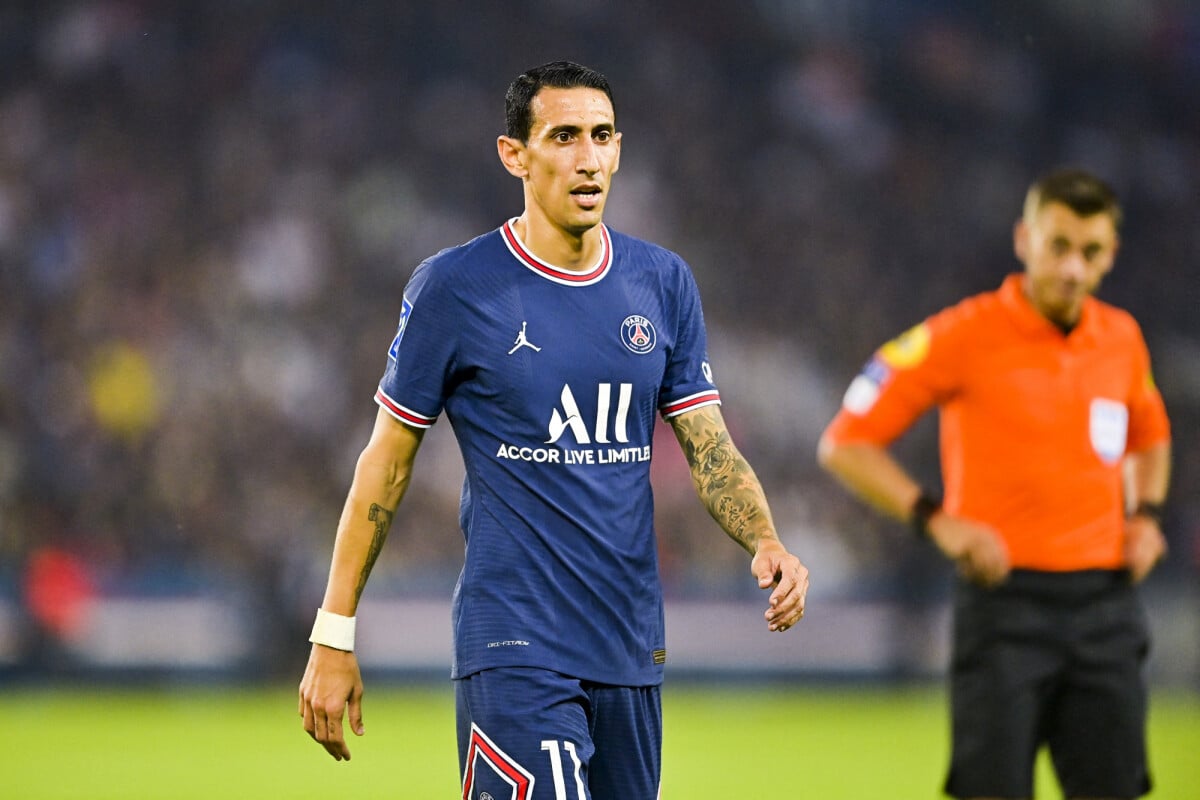 Photo : Angel Di Maria - Match de football PSG-Guingamp (4-0) au Parc
