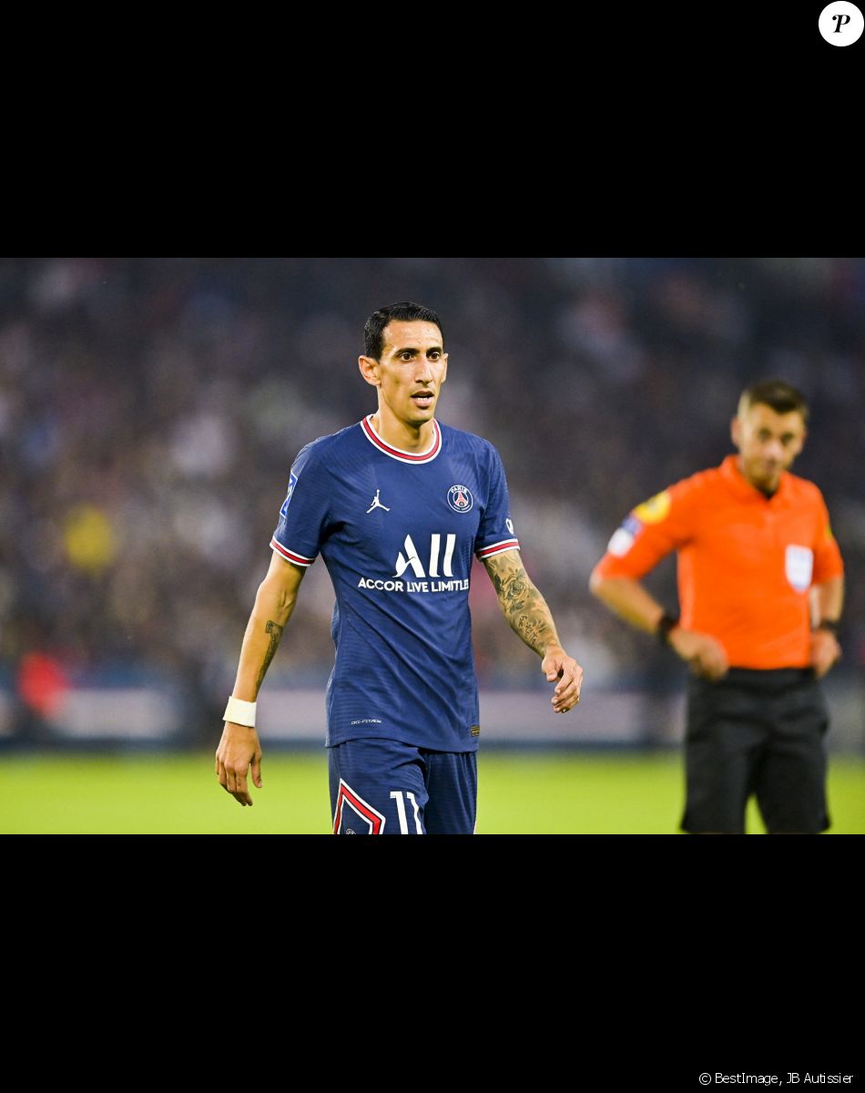 Angel Di Maria (PSG) - Match de football en ligue 1 Uber Eats : Le PSG (Paris Saint-Germain) remporte la victoire 2-1 contre Lyon au Parc des Princes à Paris. © JB Autissier/Panoramic/Bestimage
