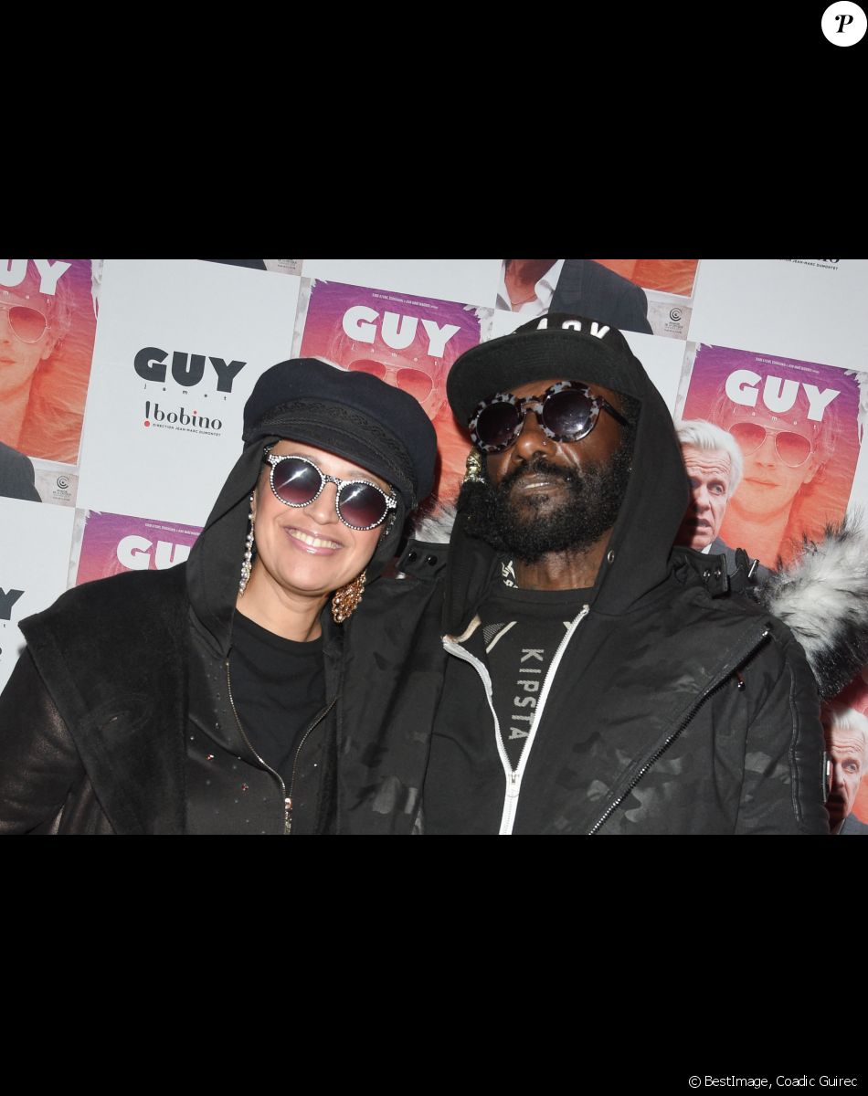Lââm et son mari Robert Suber assistent à la projection du film "Guy" à Bobino, à Paris, le 4 décembre 2018. © Coadic Guirec/Bestimage