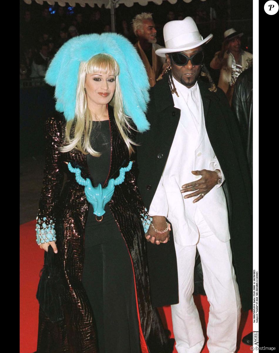 Lââm et son mari Robert Suber au NRJ Music Awards à Cannes.