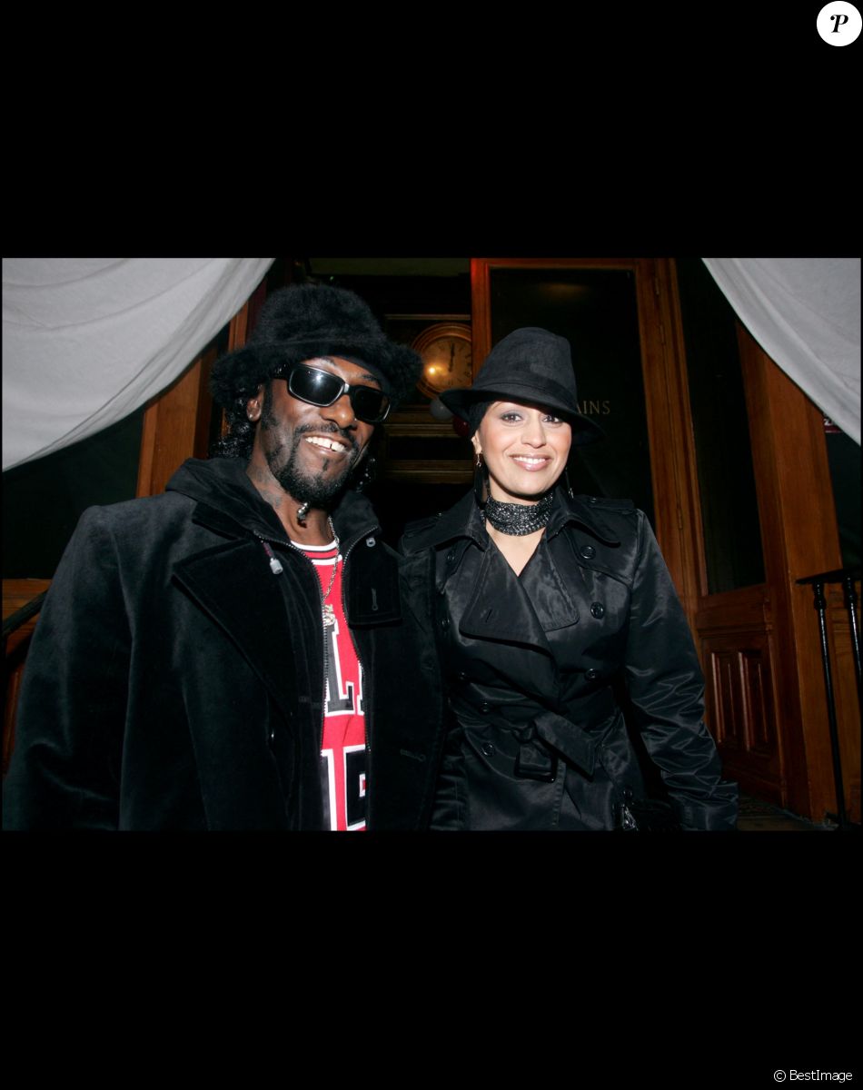 Lââm et son mari - Soirée anniversaire de Paul-Loup Sulitzer aux Bains, à Paris