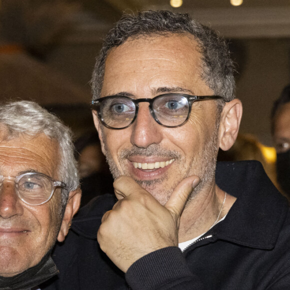 Exclusif - Michel Boujenah, Gad Elmaleh - People assistent au spectacle de Gad Elmaleh le premier jour de l'ouverture du Festival de Ramatuelle le 31 juillet 2021. La soirée s'est ensuite terminée par un dîner dans un restaurant de la plage Tahiti. © Cyril Bruneau/Festival de Ramatuelle/Bestimage