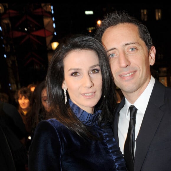 Gad Elmaleh et Marie Drucker à la première du film "La Rafle" à Paris en 2010.