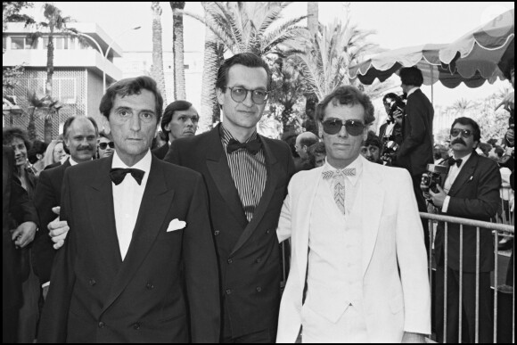 Archives - Harry Dean Stanton, Wim Wenders et Dean Stockwell au Festival de Cannes en 1984.
