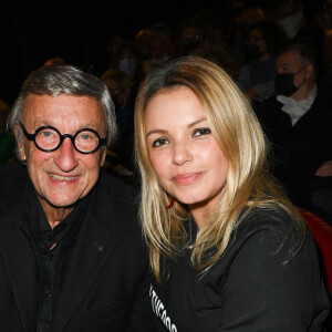 Exclusif - Olivier Lejeune et Séverine Ferrer - Inauguration du théâtre de Passy lors du spectacle Joséphine B à Paris le 8 novembre 2021. © Coadic Guirec/Bestimage