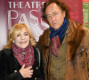 Exclusif - Nicoletta et son mari Jean-Christophe Molinier - Inauguration du théâtre de Passy lors du spectacle Joséphine B à Paris le 8 novembre 2021. © Coadic Guirec/Bestimage