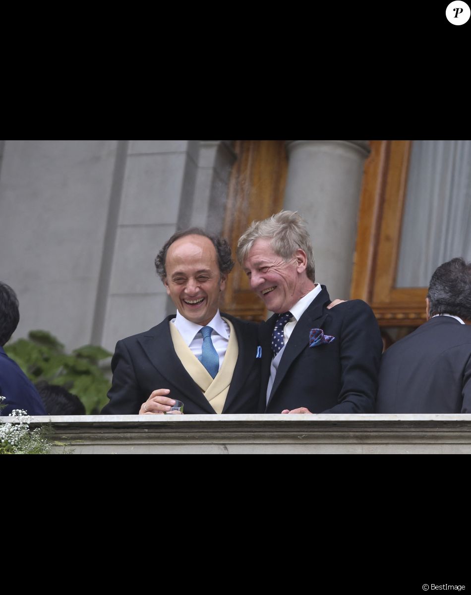 Ernst-August de Hanovre lors du mariage de son fils le prince Christian de Hanovre avec Alessandra de Osma à Lima au Pérou.