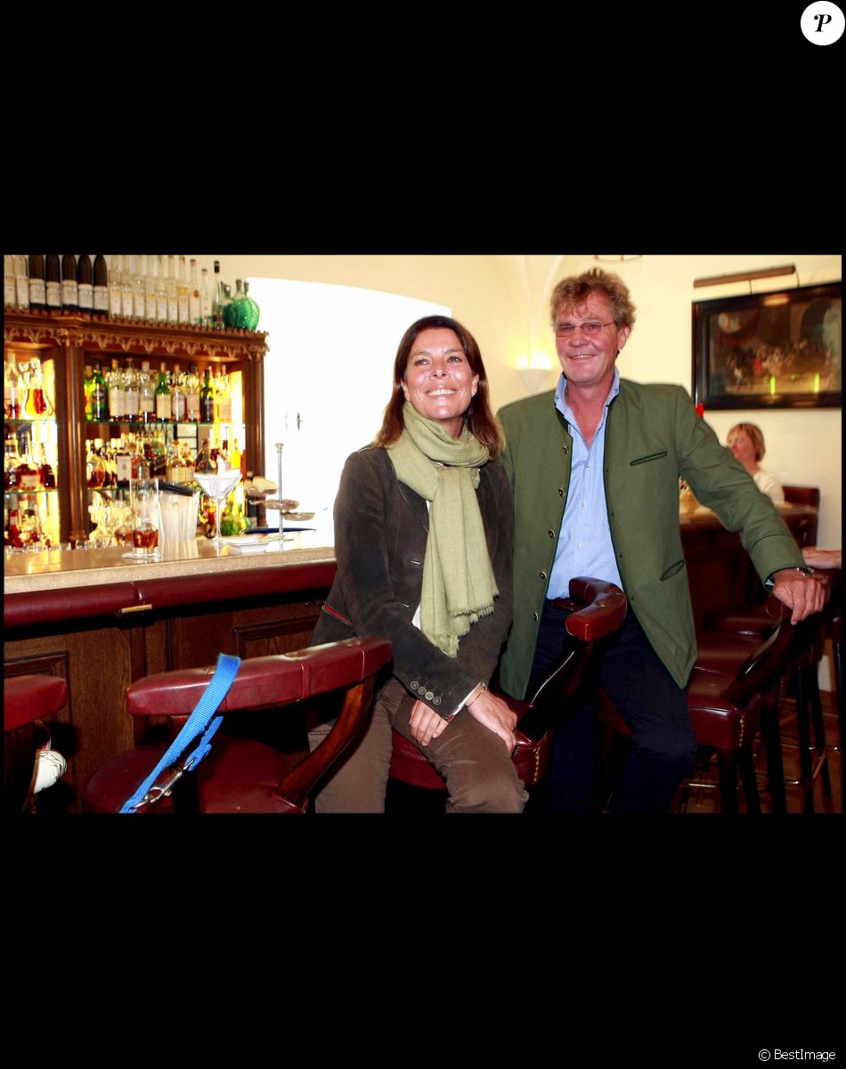 La princesse Caroline de Monaco et son mari le prince Ernst August de Hanovre à Salzbourg en 2008.