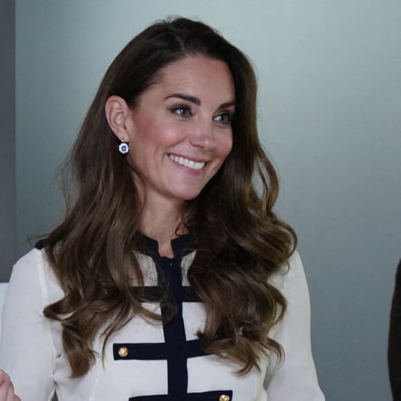 Catherine (Kate) Middleton, duchesse de Cambridge, visite le musée de la guerre (L'Imperial War Museum London) à Londres, Royaume Uni, le 10 novembre 2021.