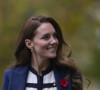 Catherine (Kate) Middleton, duchesse de Cambridge, arrive au musée de la guerre (L'Imperial War Museum London) à Londres, Royaume Uni, le 10 novembre 2021.