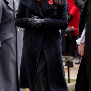 Meghan Markle, duchesse de Sussex, assiste au 'Remembrance Day', une cérémonie d'hommage à tous ceux qui sont battus pour la Grande-Bretagne, à Westminster Abbey, le 7 novembre 2019. 