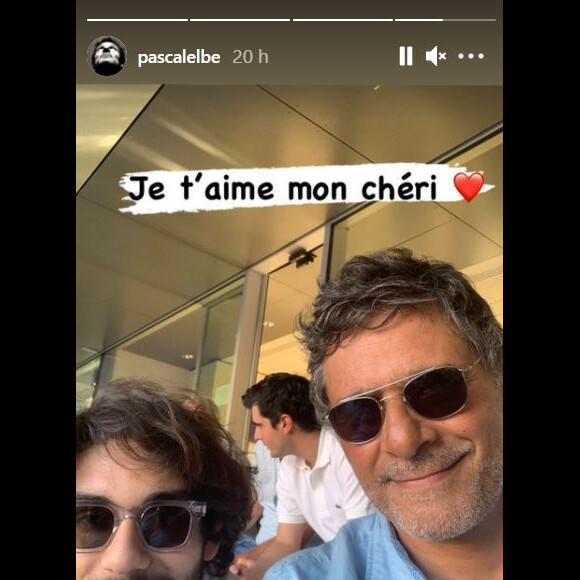 Pascal Elbé célèbre les 20 ans de son fils Léo, le 27 juillet 2021.