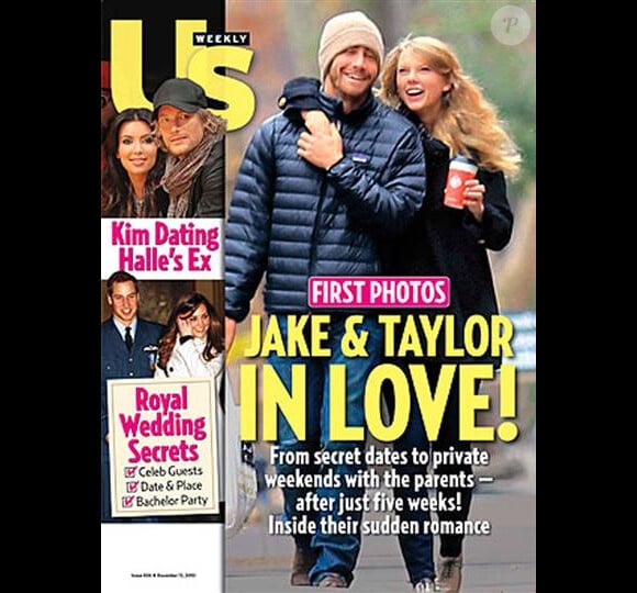 Taylor Swift et Jake Gyllenhaal sont bel et bien amoureux selon le magazine US Weekly, en vente aux Etats-Unis le mercredi 1er décembre 2010.