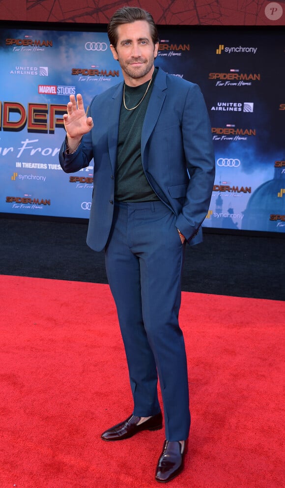 Jake Gyllenhaal à la première de "Spider-Man Far From Home" au cinéma TCL Chinese Theatre à Los Angeles, le 26 juin 2019. 