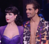 Dita Von Teese et Christophe Licata dans l'émission "Danse avec les stars", le 12 novembre 2021.