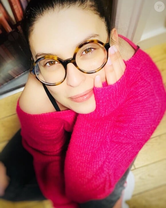Lucie Bernardoni pose sur Instagram, février 2021.