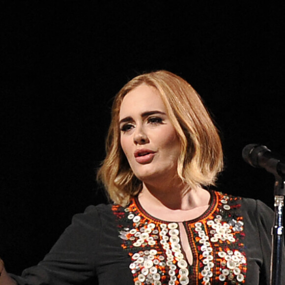 Concert de Adele à l'occasion du festival de Glastonbury le 25 juin 2016.