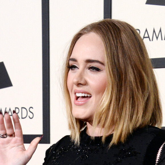 Adele - La 58ème soirée annuelle des Grammy Awards au Staples Center à Los Angeles, le 15 février 2016.