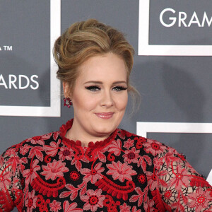 Adele - 55eme ceremonie des Grammy Awards a Los Angeles le 10 Fevrier 2013.