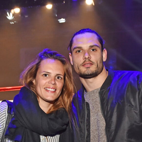 Laure Manaudou et son frère Florent Manaudou lors du gala de boxe organisé par Univent Production au Palais des Sports de Marseille le 24 mars 2018. © Bruno Bebert/Bestimage