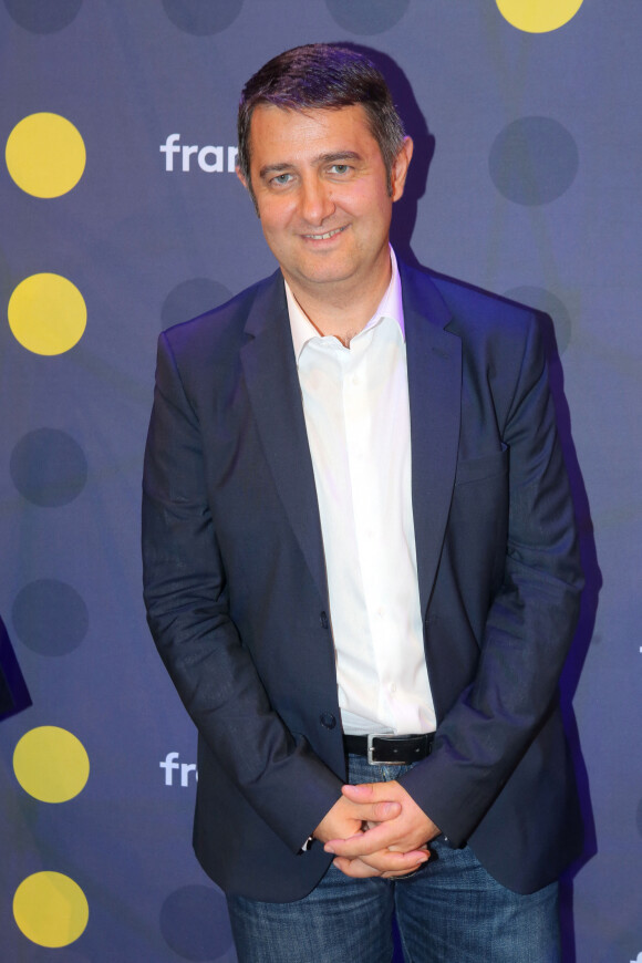 Laurent Guimier (directeur de France Info) - Conférence de presse de rentrée de Radio France à la Maison de la Radio à Paris le 31 août 2016. © CVS / Bestimage