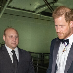 Le prince Harry et Meghan Markle au Salute to Freedom gala à New York, le 10 novembre 2021.