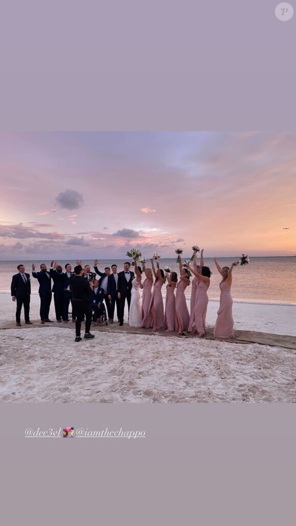 Alizé Lim et Tony Parker à Cancun pour célébrer le mariage de leurs amis.