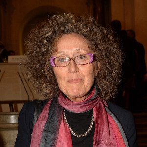 Mireille Dumas lors de la cérémonie d'installation de F.Mitterrand à l'académie des Beaux-Arts à Paris, France, le 6 février 2020. © Veeren/Bestimage 