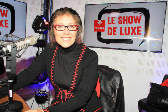 Exclusif - Mireille Dumas lors de l'émission "Le Show de Luxe" sur la Radio Voltage à Paris le 24 Janvier 2019 © Philippe Baldini / Bestimage