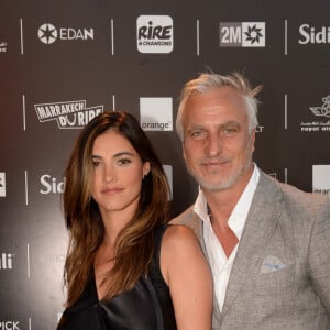 Exclusif - David Ginola et sa compagne Maeva Denat - Les célébrités lors du festival "Marrakech du Rire 2018" à Marrakech, Maroc, le 24 juin 2018. © Rachid Bellak/Bestimage