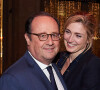 Semi-Exclusif - François Hollande et sa compagne Julie Gayet - After-party de la saison 3 de la série "10 pour cent" au Montana à Paris le 25 Avril 2018