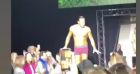 Laurent Maistret défile en boxer pour la marque Dim