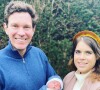 La princesse Eugenie, son mari Jack Brooksbank et leur fils August sur Instagram, 2021.
