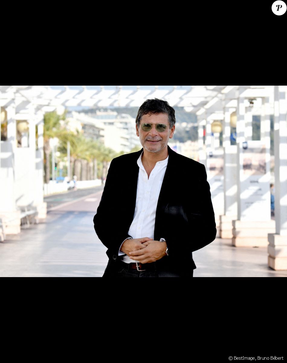 Pascal Elbé, qui présente son nouveau film : On est fait pour s'entendre, durant la seconde journée de la 3ème édition du Festival Cinéroman à Nice, le 21 octobre 2021. © Bruno Bebert/Bestimage