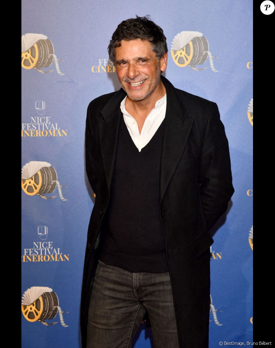 Pascal Elbé, qui présente son nouveau film : On est fait pour s'entendre, durant la seconde journée de la 3ème édition du Festival Cinéroman à Nice, le 21 octobre 2021. © Bruno Bebert/Bestimage