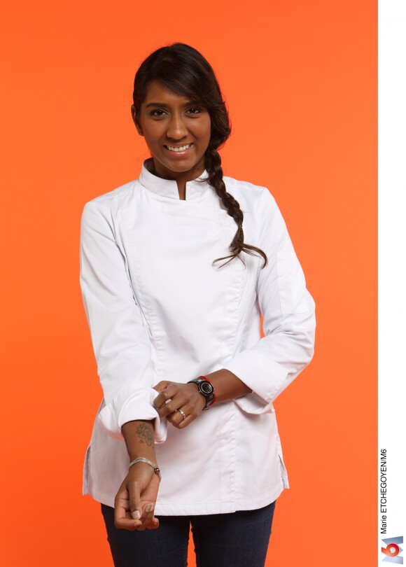 Kelly Rangama - Candidate de "Top Chef" sur M6.