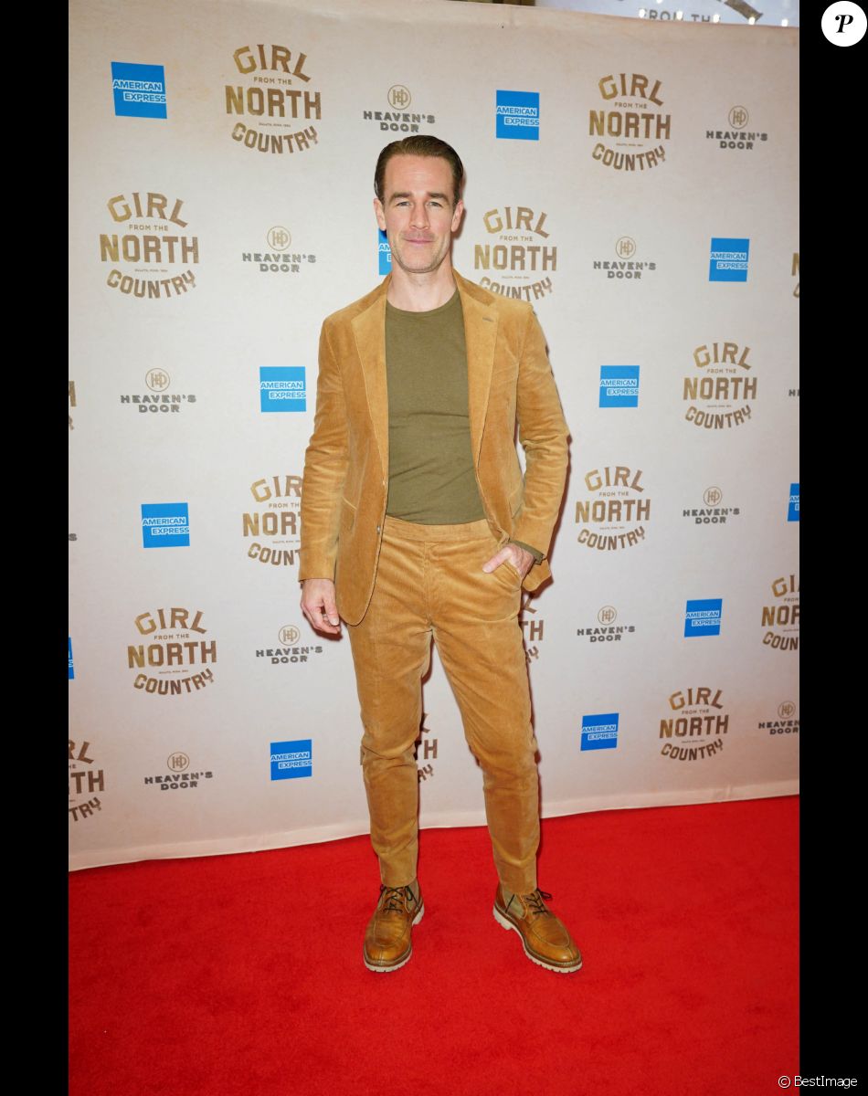 James Van Der Beek - Les célébrités assistent à la générale de la comédie musicale "Girl From The North Country" au théâtre Belasco à New York, le 5 mars 2020.