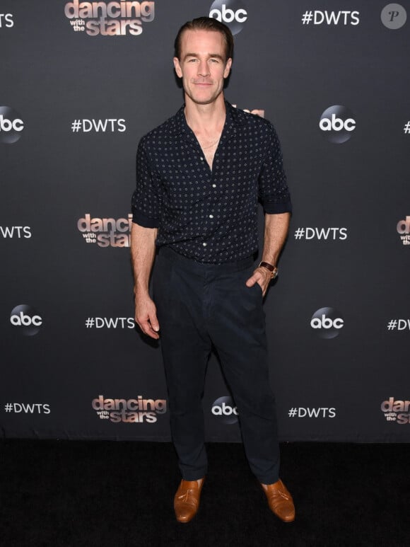 James Van Der Beek - "Dancing With The Stars" Saison 28 photocall des six finalistes chez Dominique Ansel à Los Angeles, le 4 novembre 2019. 