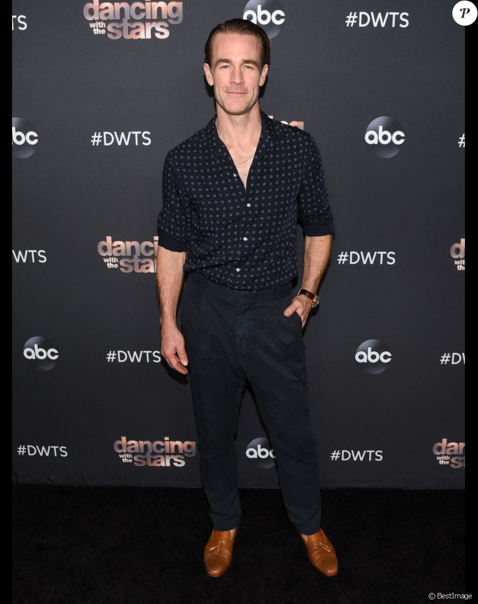 James Van Der Beek - "Dancing With The Stars" Saison 28 photocall des six finalistes chez Dominique Ansel à Los Angeles, le 4 novembre 2019.