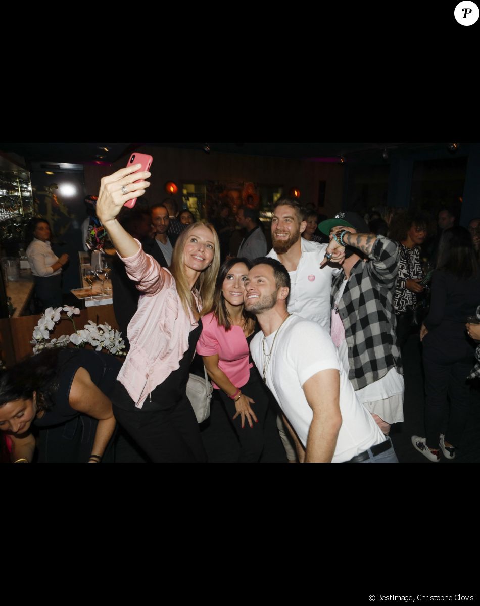 Tonya Kinzinger, Fabienne Carat, Christian Millette, Yann-Alrick Mortreuil - 6e édition du cocktail "A Claudine" au restaurant "Mon Paris!". Le 14 octobre 2019. © Christophe Clovis / Bestimage