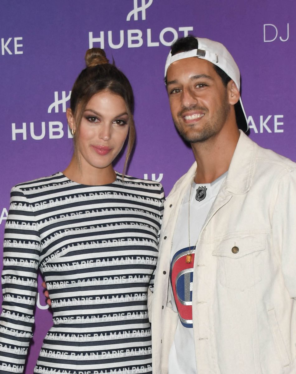 Iris Mittenaere et son compagnon Diego El Glaoui - Soirée de lancement de la montre Hublot x DJ Snake à l'AccorHotels Arena à Paris le 2 septembre 2021. © Coadic Guirec/Bestimage